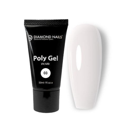 PolyGel 03 - Milky White - 30 ml – Formula senza HEMA e TPO